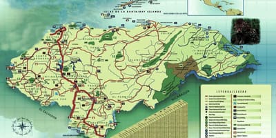 Карта Гондурасу географії