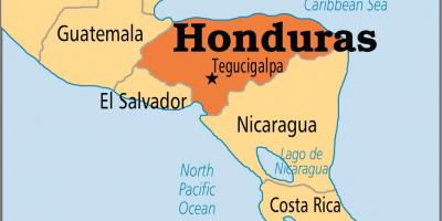 Гондурас карта столиці